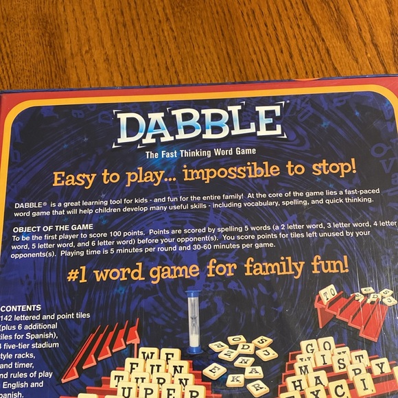 Dabble Fast thinking award winning Word Game NEW - Picture 7 of 8